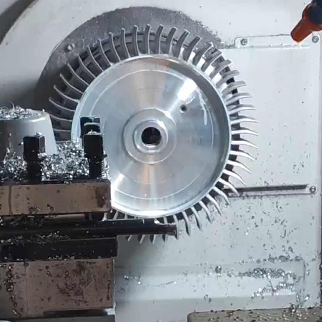  vortex air pump  impeller precision machining video