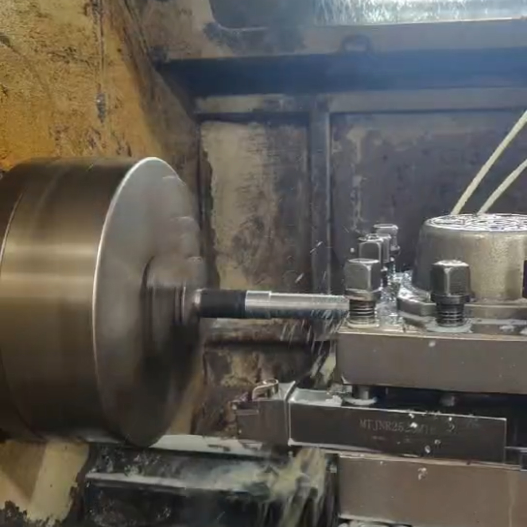 Vortex air pump shaft precision machining video